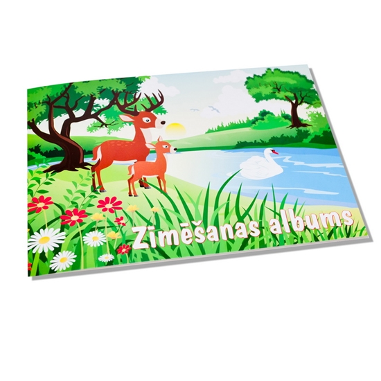 Изображение ABC JUMS Zīmēšanas albums   A4 formāts, 25 lapas