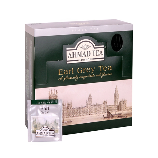 Изображение AHMAD Melnā tēja   Alu Earl grey, 100 maisiņi paciņā