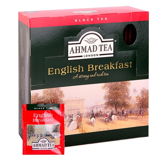Изображение Melnā tēja AHMAD Alu ENGLISH Breakfast, 100 maisiņi x 2 g paciņā