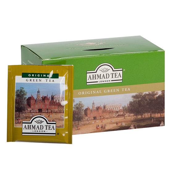 Picture of Zaļā tēja AHMAD GREEN, 20 maisiņi paciņā