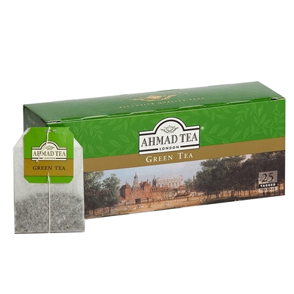 Изображение AHMAD Zaļā tēja   GREEN, 25 maisiņi paciņā