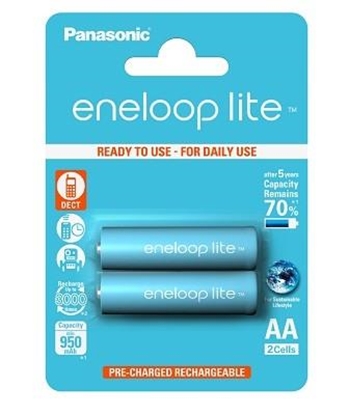 Attēls no Panasonic | ENELOOP Lite BK-3LCCE/2BE | AA | 950 mAh | 2 pc(s)