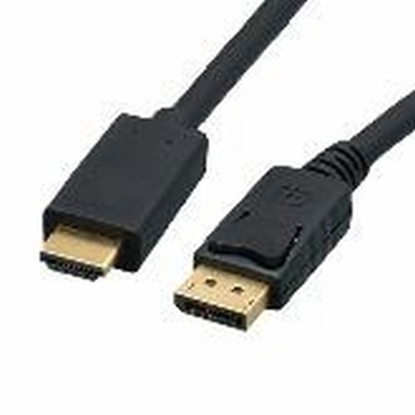 Picture of Brackton DisplayPort Male - HDMI Male with IC-Chip 5m 4K