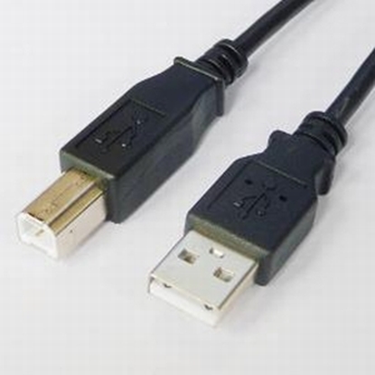 Attēls no Kabelis Brackton USB Male - USB Male B 3m Black