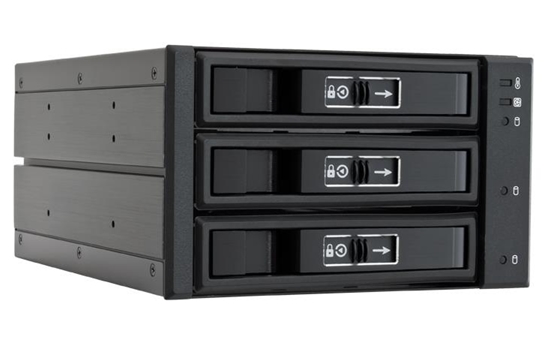 Picture of CHIEFTEC 2x5.25 bays for 3 SAS/SATA HDDs