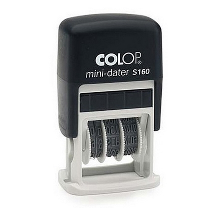 Изображение Zīmogs COLOP Datumu numerators S160 Mini-Dater 03(ciparu), bez krāsas spilventiņš