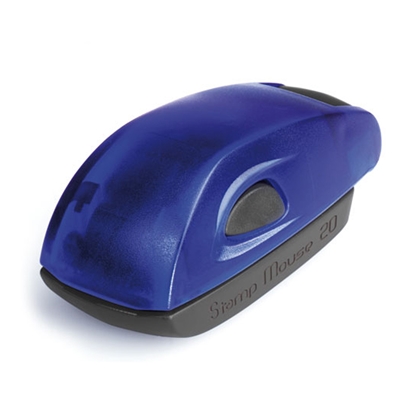 Изображение Zīmogs COLOP Mouse 20 zils, zils spilventiņš