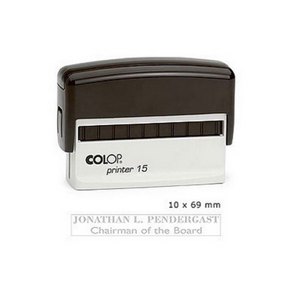 Изображение COLOP Zīmogs   Pocket Stamp R40 melns korpuss, bez krasas spilventiņš