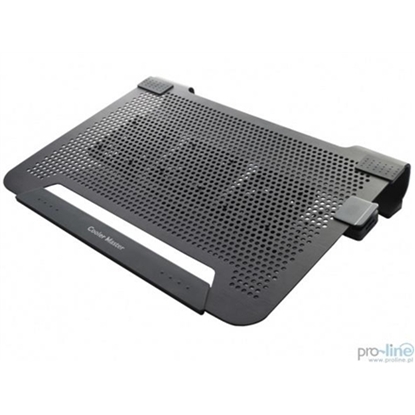 Pilt Cooler Master NotePal U3 Plus notebook cooling pad 48.3 cm (19") 1800 RPM Black