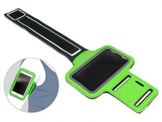 Изображение Delock Sport Armband for Smartphone green