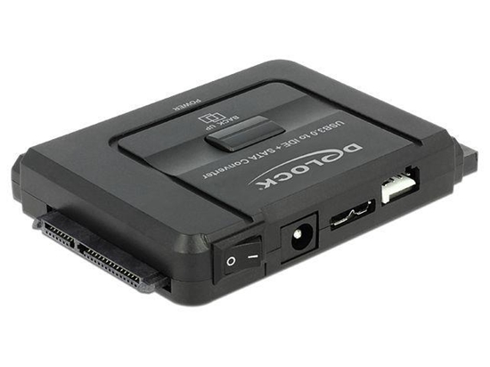 Picture of Delock Converter USB 3.0 to SATA 6 Gbs  IDE 40 pin  IDE 44 pin with backup function