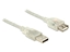 Изображение Delock Extension cable USB 2.0 Type-A male  USB 2.0 Type-A female 2 m transparent