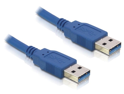 Attēls no Delock Cable USB 3.0 type A male  USB 3.0 type A male 3 m blue