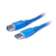 Attēls no DIGITALBOX   BASIC.LNK USB 3.0 cable AM-BM 1.8m 5Gbps blue