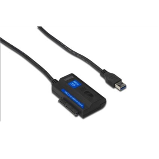 Изображение DIGITUS HDD-Adapterkabel USB3.0   -> SATA3 + Strom 1.2m