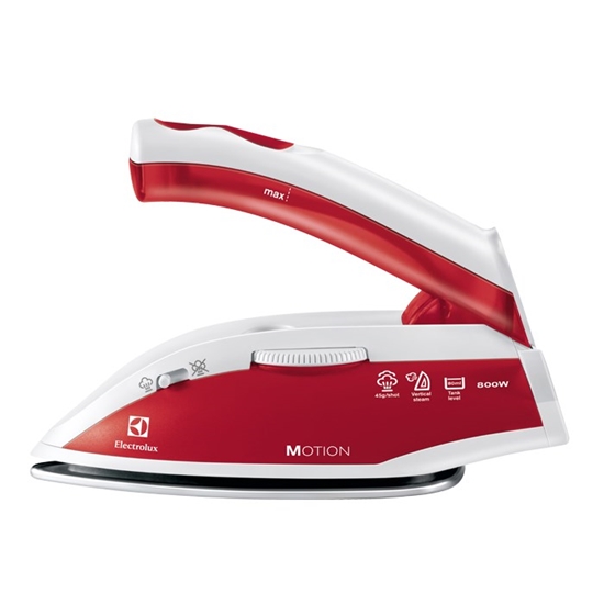 Picture of Electrolux EDBT800 Dry iron Stainless Steel soleplate 800W Red,White
