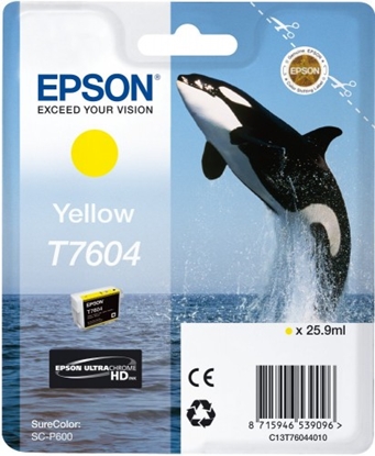 Изображение Epson ink cartridge yellow T 7604