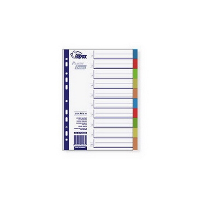 Picture of FORPUS Sadalītājs dokumentiem   A4 formāts, 1-10 krāsains bez cipariem