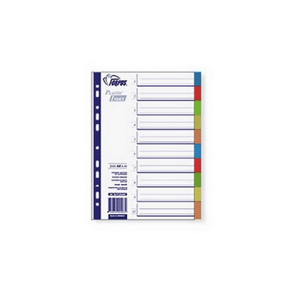 Picture of FORPUS Sadalītājs dokumentiem   A4 formāts, 1-20, krāsains, bez cipariem