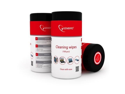 Picture of Salvetes Gembird Cleaning wipes TFT / LCD 100 gab