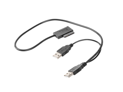 Изображение Gembird USB - SATA for Slim SATA SSD, DVD 0.5m