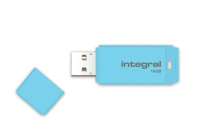 Picture of Integral 16GB USB2.0 DRIVE PASTEL BLUE SKY USB flash drive USB Type-A 2.0