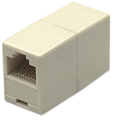 Picture of Intellinet 504225 cable gender changer 8P8C Ivory
