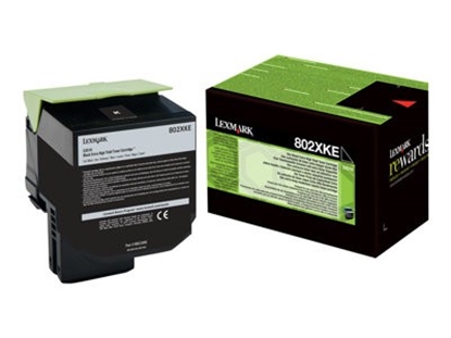 Picture of Lexmark 80C2XKE toner cartridge 1 pc(s) Original Black