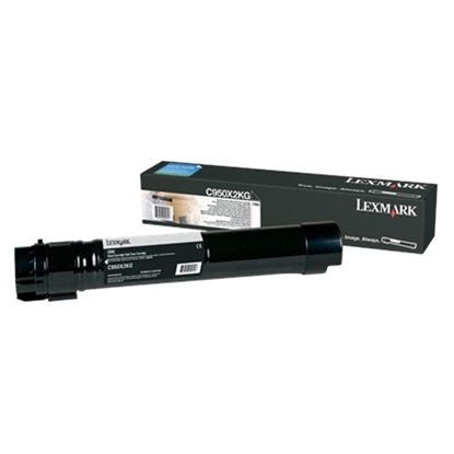 Picture of Lexmark C950X2KG toner cartridge 1 pc(s) Original Black