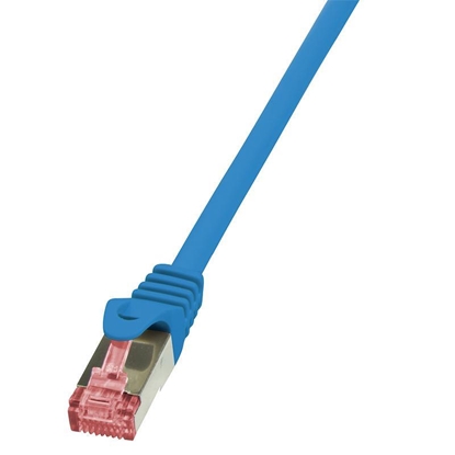 Изображение LogiLink Patchcord CAT.6 S/FTP 0,50m, niebieski (CQ2026S)