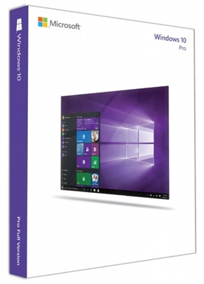 Picture of Microsoft Windows 10 Pro Full packaged product (FPP) 1 license(s)