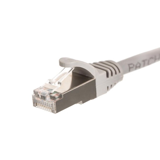 Изображение NetRack patchcord RJ45, kat. 6 FTP, 0,25m szary - BZPAT0256F