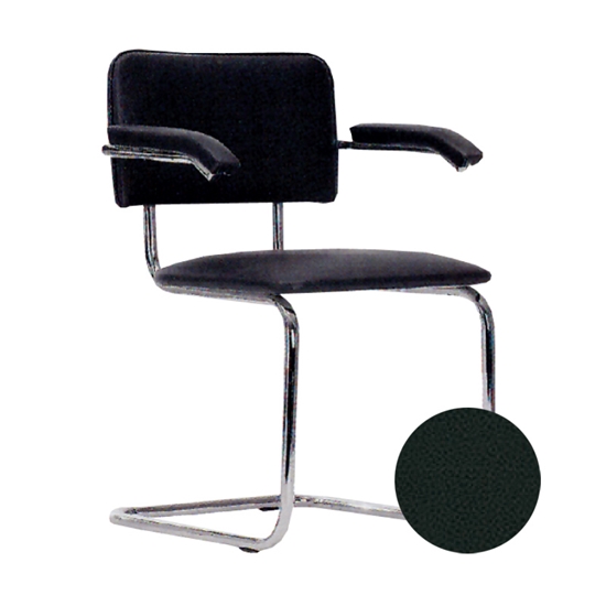Изображение Krēsls NOWY STYL SYLWIA ARM V-4, melnas ādas imitācija