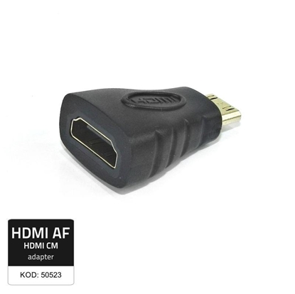 Attēls no Adapter AV Qoltec HDMI Mini - HDMI czarny (50523)