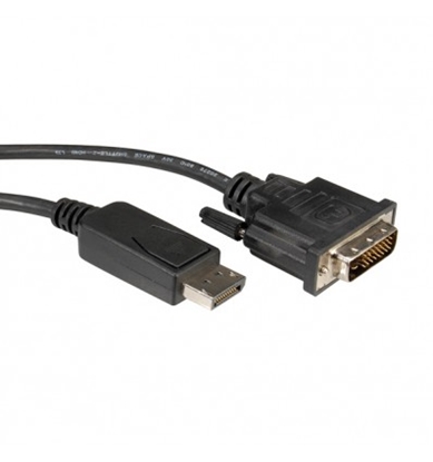 Attēls no ROLINE DisplayPort Cable, DP M - DVI M 3 m