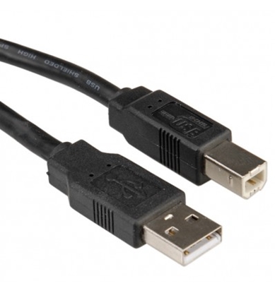 Attēls no ROLINE USB 2.0 Cable, Type A-B 4.5 m