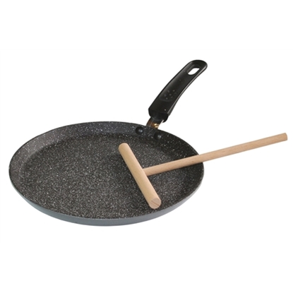 Picture of Stoneline | 9195 | Pan | Crepe | Diameter 24 cm | Suitable for induction hob | Fixed handle | Anthracite