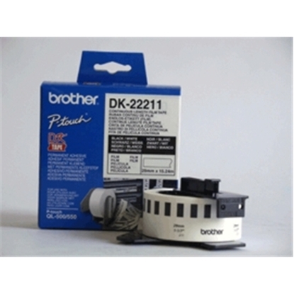 Attēls no Brother Continuous White Film Tape (29mm)             DK-22211
