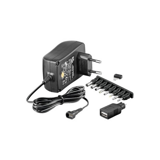 Изображение Techly ZASILACZ 230V UNIWERSALNY 3-12V REGULOWANY 1,5A (301948)