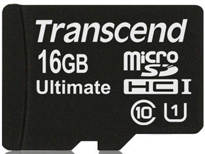 Picture of Transcend microSDHC MLC     16GB Class 10 UHS-I 600x + SD-Adapter