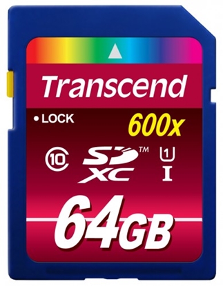 Attēls no Transcend SDXC              64GB Class10 UHS-I 600x Ultimate