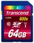 Picture of Transcend SDXC              64GB Class10 UHS-I 600x Ultimate