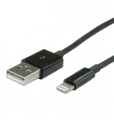 Attēls no VALUE Lightning to USB cable for iPhone, iPod, iPad 1.8 m