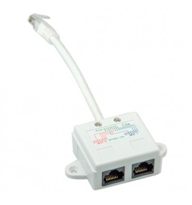 Picture of VALUE T-Adapter Cat.5e, unshielded, white