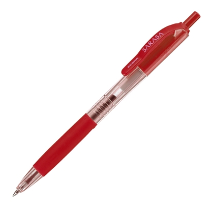 Attēls no ZEBRA Gela pildspalva   SARASA 0.5mm sarkana