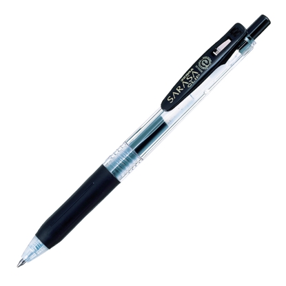 Attēls no ZEBRA Gela pildspalva   SARASA Clip Eco 0.5mm melna