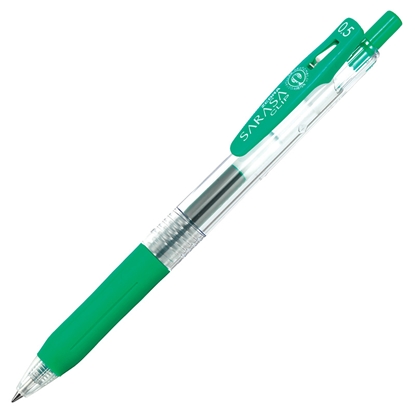 Изображение ZEBRA Gela pildspalva   SARASA Clip Eco 0.5mm zaļa