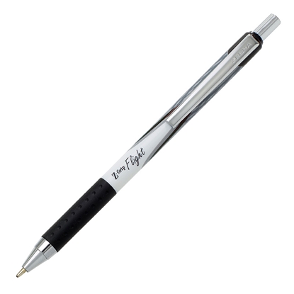Attēls no Lodīšu pildspalva ZEBRA Z-GRIP FLIGHT 1.2mm melna tinte