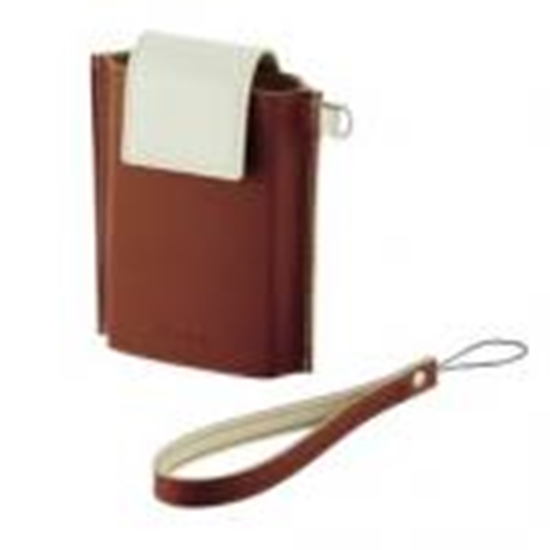 Picture of *Fotokam.futrālis no ādas brūns Elecom