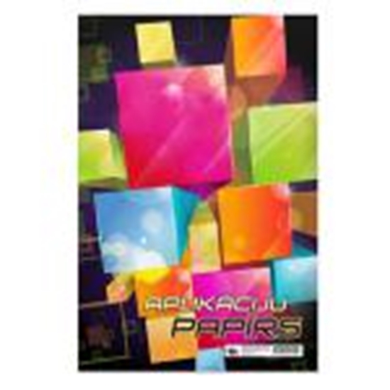 Picture of Aplikāciju papīrs A3,  divpusīgs,  8 krāsas